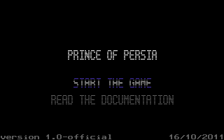 Homebrew version of Prince of Persia for the C64