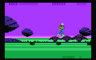 Homebrew Space Harrier for the Atari XL