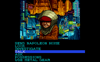 Snatcher Talking with Napolean Scene